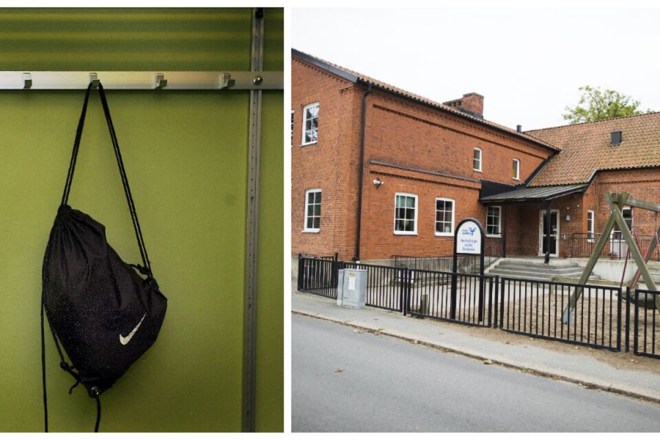 Ett klassrum på Hedeskoga skola fick stängas på grund av en kvarglömd gympapåse.
