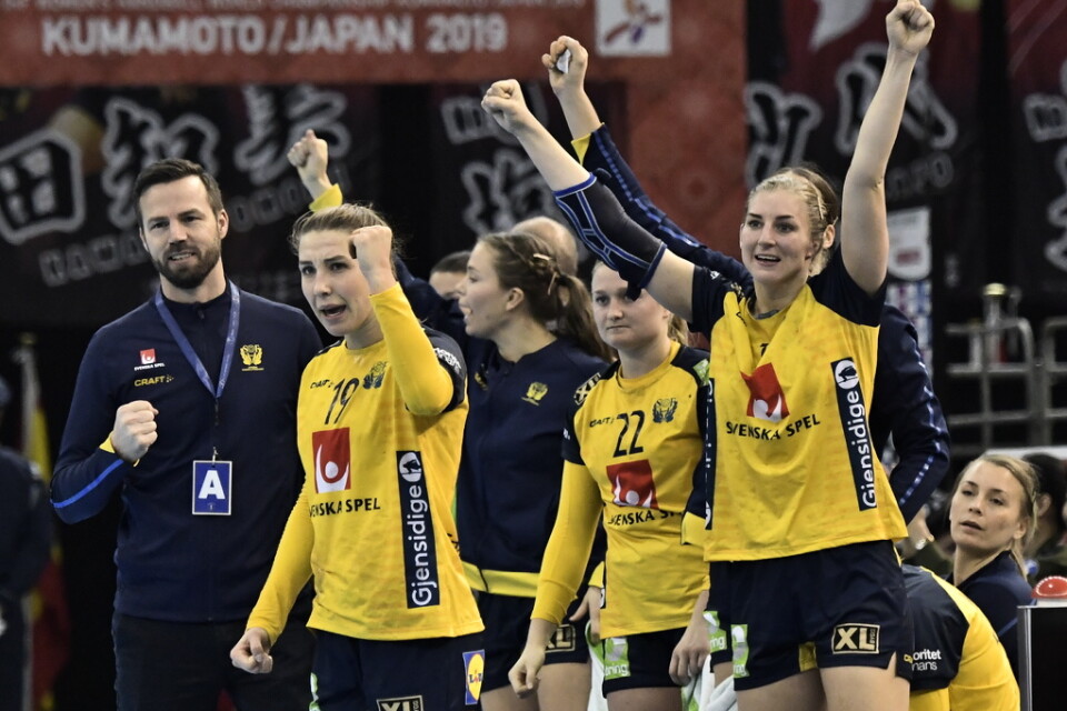 Sveriges handbollsdamer är klart för OS-kval oavsett hur det går i årets VM i Japan. Nu vill förbundet arrangera Sveriges kvalgrupp på hemmaplan. Arkivbild.