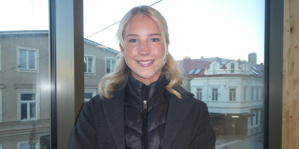 Evelina är yngst i Växjö kommunfullmäktige – ”Jag har alltid gillat att debattera”