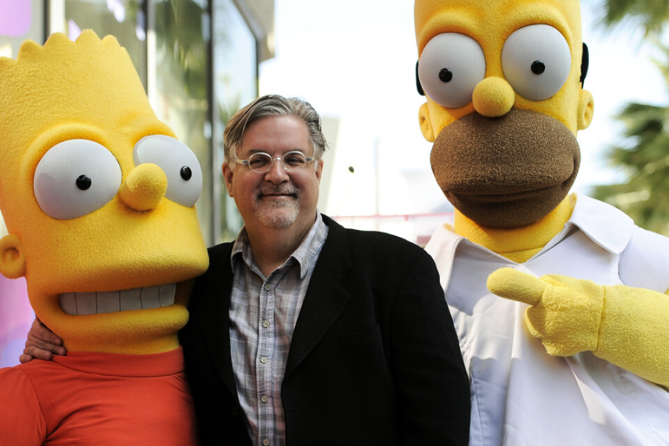 Matt Groening, som har skapat "The Simpsons," blåser nu nytt liv i "Futurama". Arkivbild.