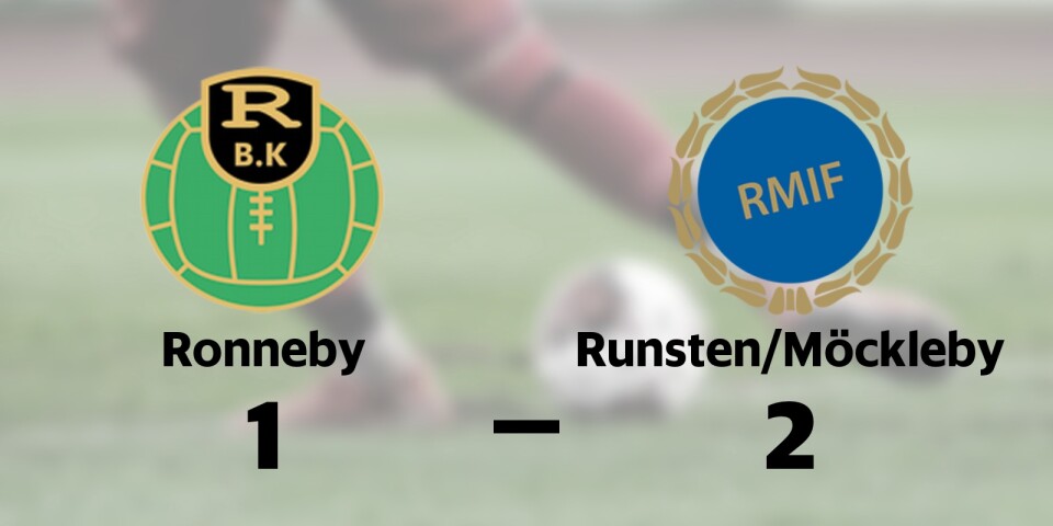 Ronneby föll mot Runsten/Möckleby trots ledning