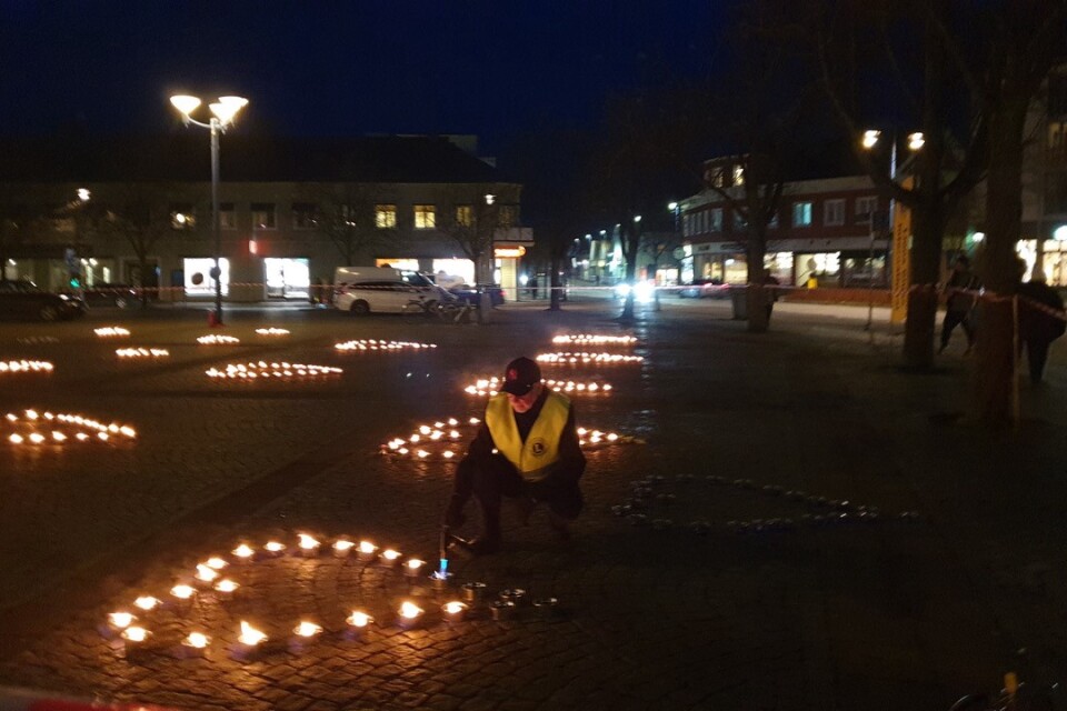 En hjärtlig manifestation blir det på torget i Borgholm på alla hjärtans dag i Borgholm, i arrangemang av Lions.