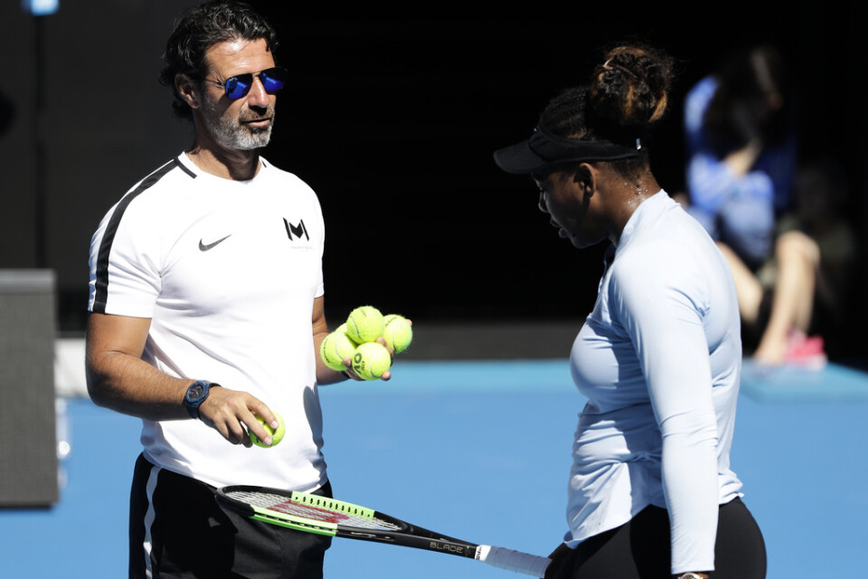 Patrick Mouratoglou, Serena Williams tränare, vill att de styrande i tennisvärlden går ihop och hjälper de lägre rankade spelarna ekonomiskt. Arkivbild.
