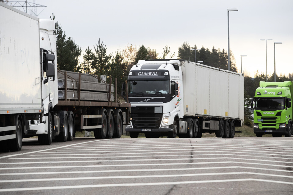 Nya regler för lastbilstrafiken i EU har förhandlats fram efter flera års diskussioner. Arkivbild.