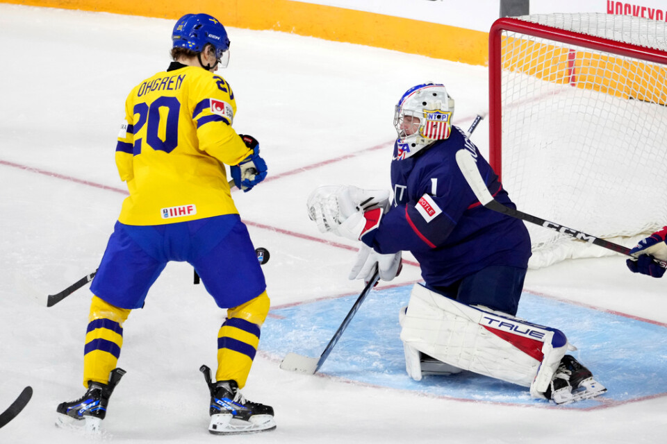 Sverige förlorade mot USA i JVM-bronsmatchen.