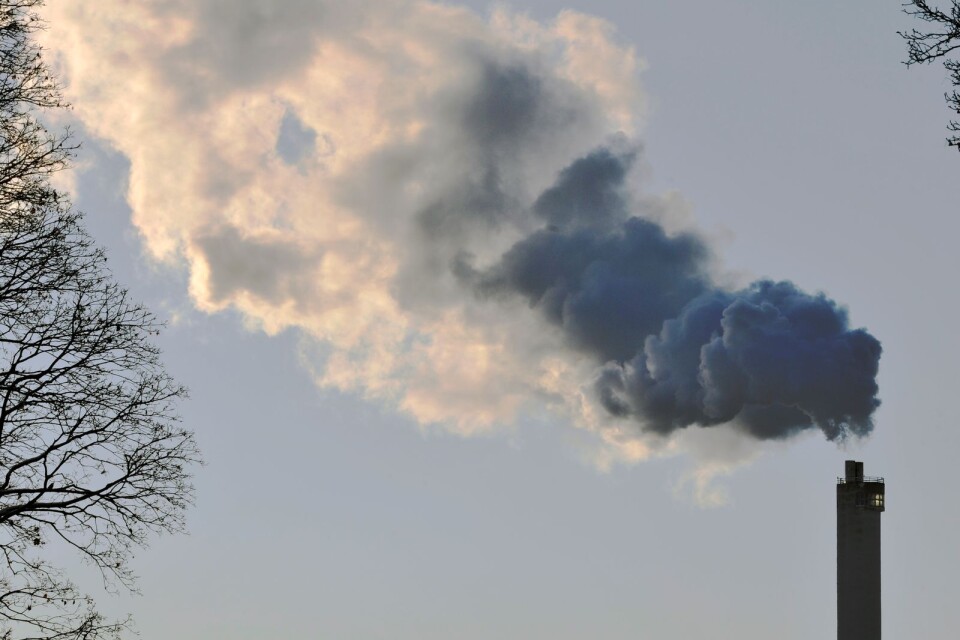 Industrierna påverkar luften.