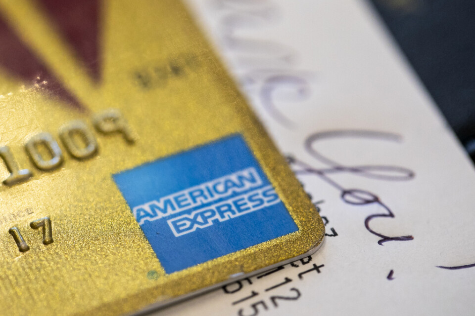 American Express redovisar delårsrapport. Arkivbild.