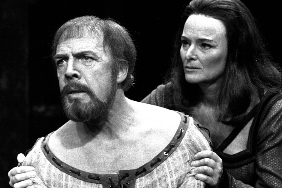 William Shakespeares "Macbeth" i en norsk uppsättning år 1977.