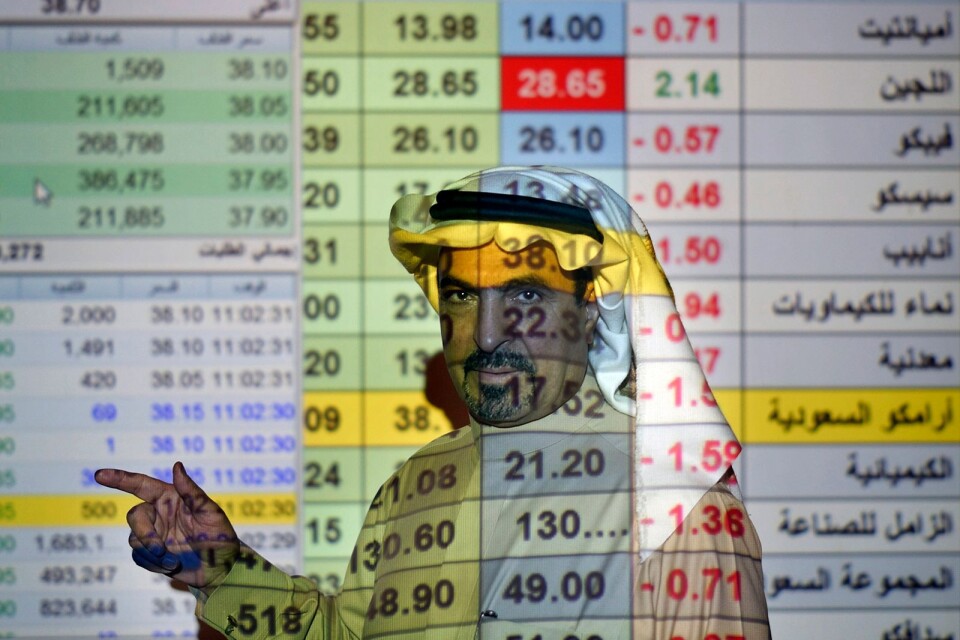 Gladare var börsen när saudiarabiska Aramco gjorde sitt insteg på marknaden i december förra året. Bolagets börsvärde beräknades då till dryga tre triljoner kronor.