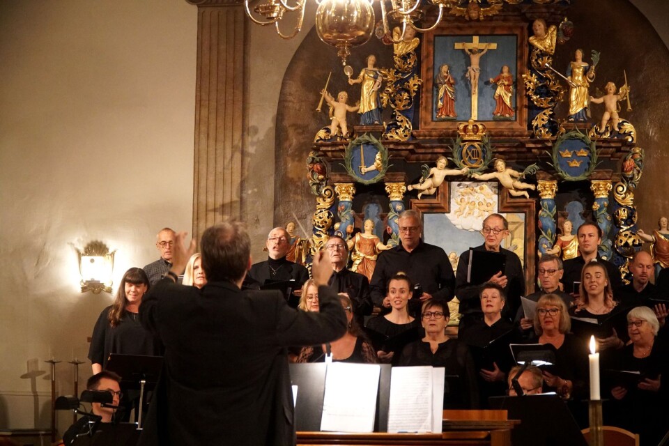 Bollebygds kyrkokör under ledning av Torbjörn Widfeldt hade höstkonsert i helgen.