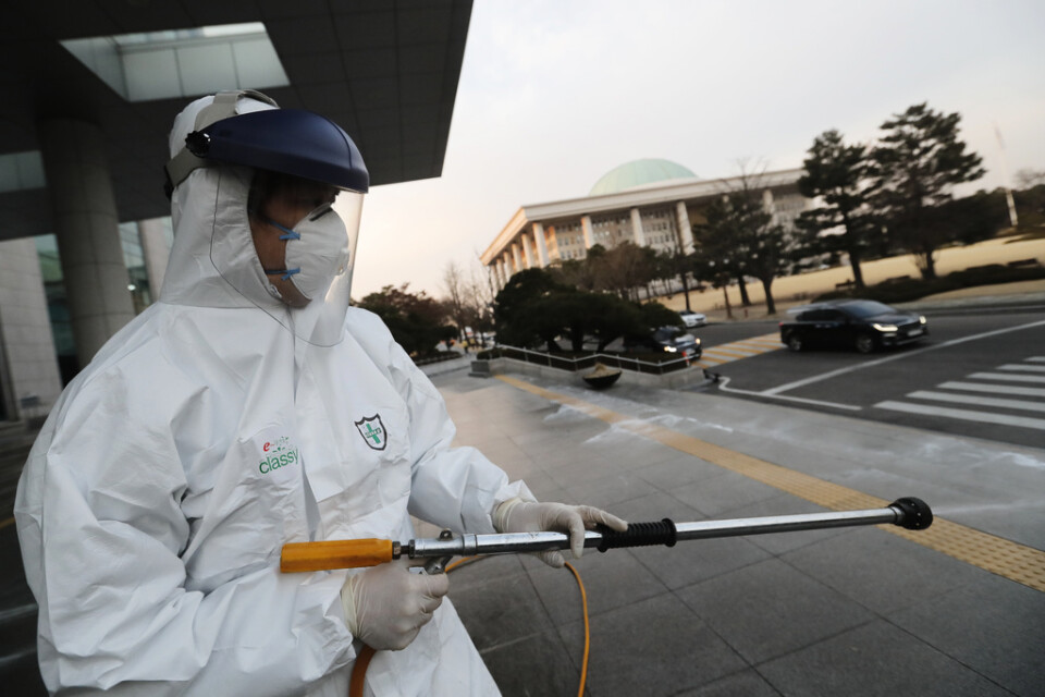 Sydkoreanska företag kan eventuellt få vaccinera sina anställda. Arkivbild.
