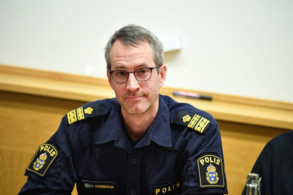 Pär Cederholm, polisens lokalområdeschef i Hässleholm (Hässleholm, Osby, Östra Göinge) berättar att polisen fått bättre kunskap om flödena i Östra Göinge.