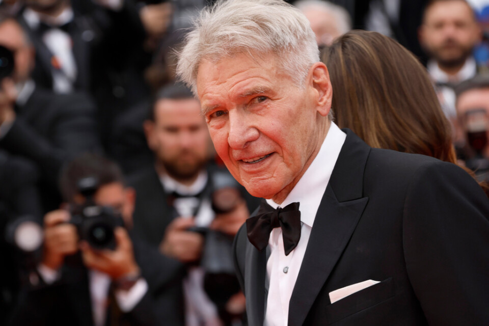 Harrison Ford vid filmens världspremiär i Cannes. Arkivbild.
