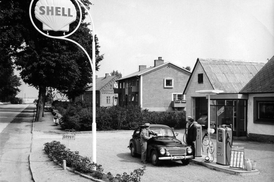Det var länge sen Shell drev macken i Färlöv. Men tanka i Färlöv har du kunnat göra i 90 år.