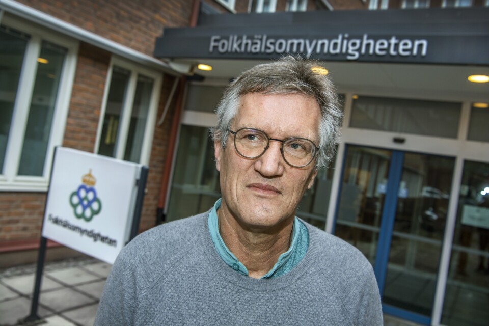 Statsepidemiolog Anders Tegnell, Folkhälsomyndigheten. Arkivbild.