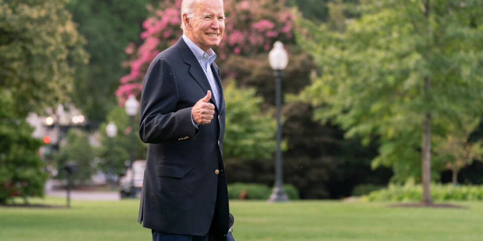 President Joe Biden lämnar Vita huset för första gången sedan den 20 juli.