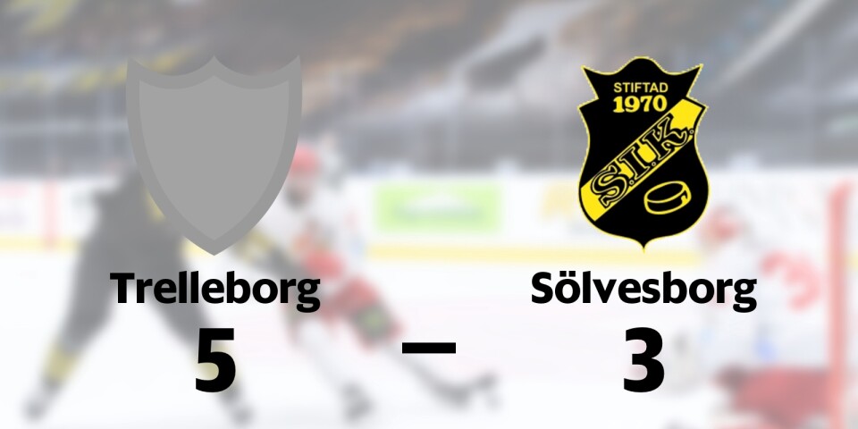 Förlust för Sölvesborg borta mot Trelleborg