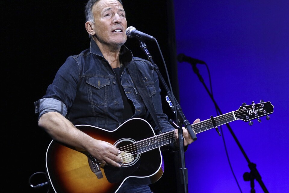 Bruce Springsteen, här i en bild från i fjol, är åter på topplistorna.