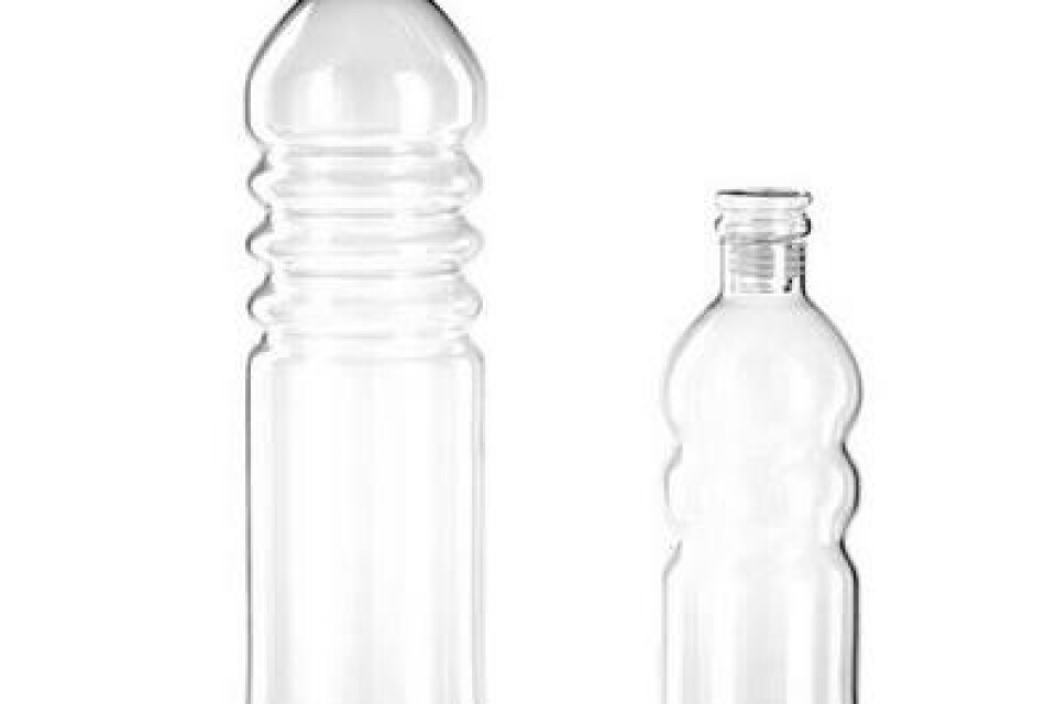 Glasflaskor i härdat glas, Åhléns, från 69 kr.