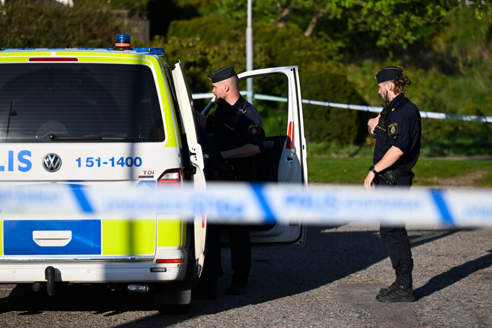 Två män i 20-årsåldern sköts i Askim i Göteborg i maj. Arkivbild.