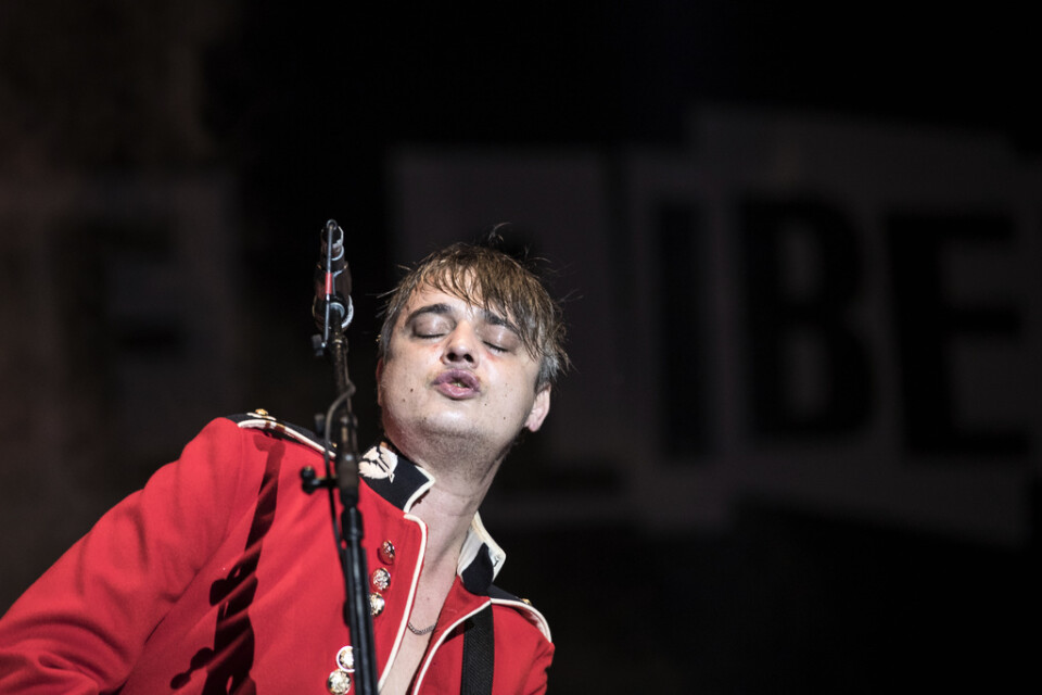 Brittiske musikern Pete Doherty har gripits för droginnehav i Paris. Arkivbild.