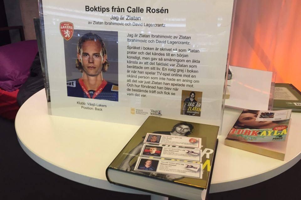 Calle Rosén är en av spelarna som har boktips åt deltagarna. Foto: Jonatan Andersson