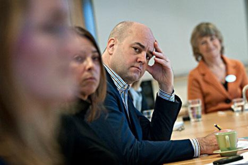I verkligheten. På måndagen besökte statsminister Fredrik Reinfeldt ett ADHD-center i Rosenlund.