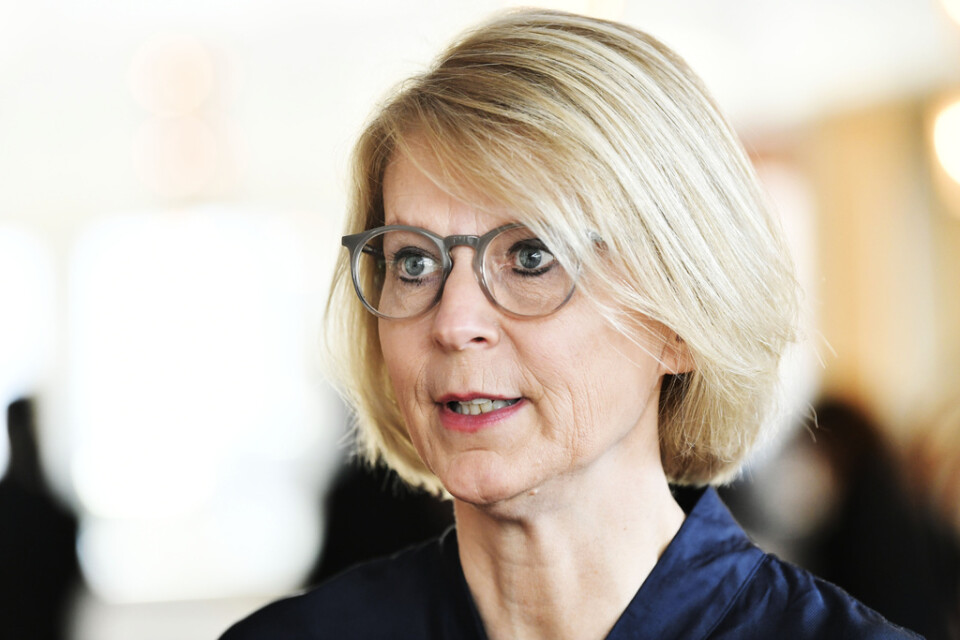 Elisabeth Svantesson, Moderaternas ekonomisk politiska talesperson. Arkivbild.