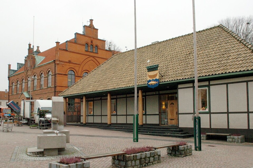 Rådhuset och stadshuset i Simrishamn. Bild: Thorsten Persson