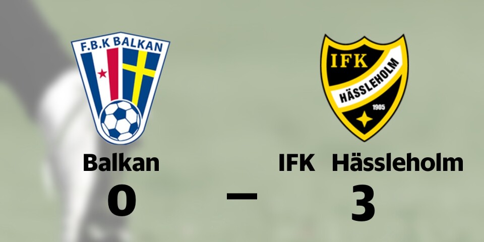 IFK Hässleholm segrare borta mot Balkan