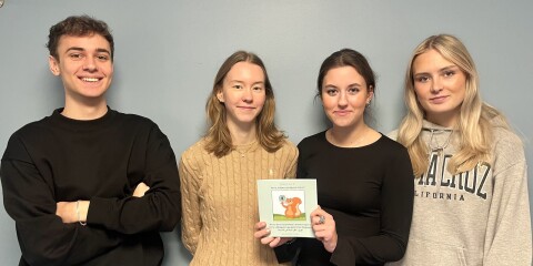 Lingua UF drivs av Simon Timsa Karlsson, Olivia Svensson, Isabella Hall och Svea Johansson vidProCivitas i Växjö.