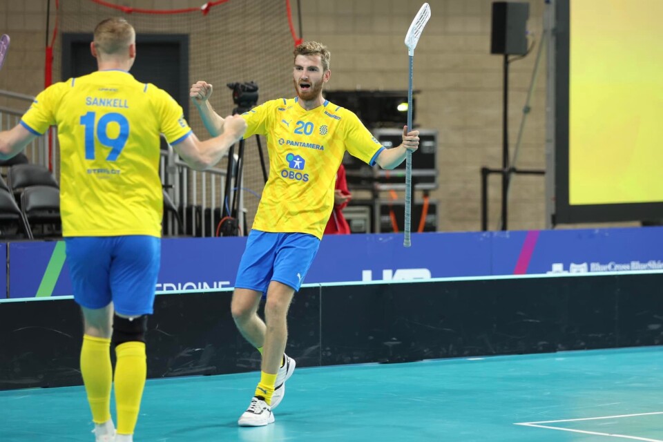 Kevin Haglund satte 2-1-målet när Sverige vände och vann med 6-5 i finalen av The World Games i USA.