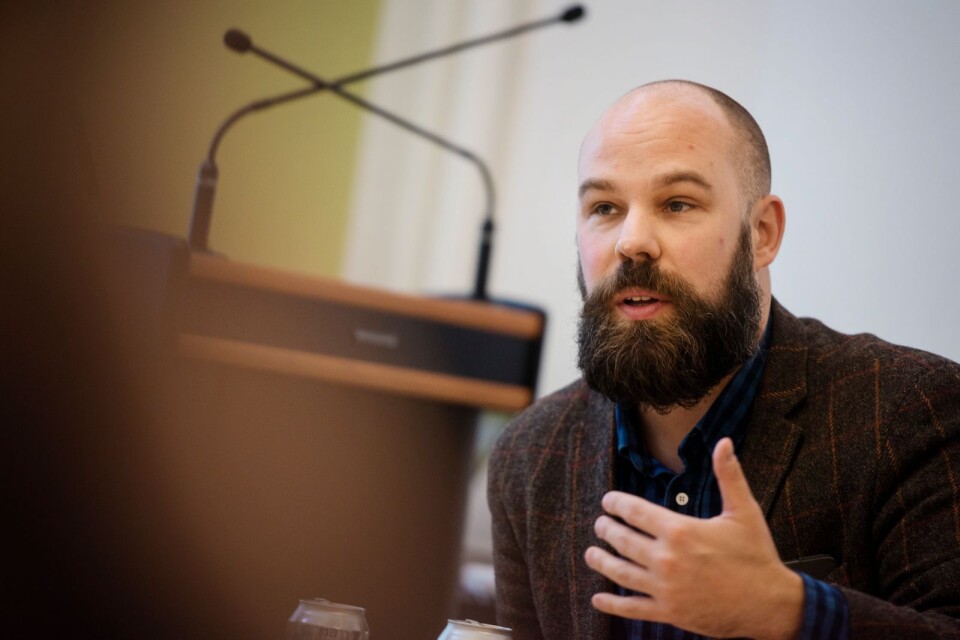 Daniel Suhonen, författare och chef för den fackliga tankesmedjan Katalys.