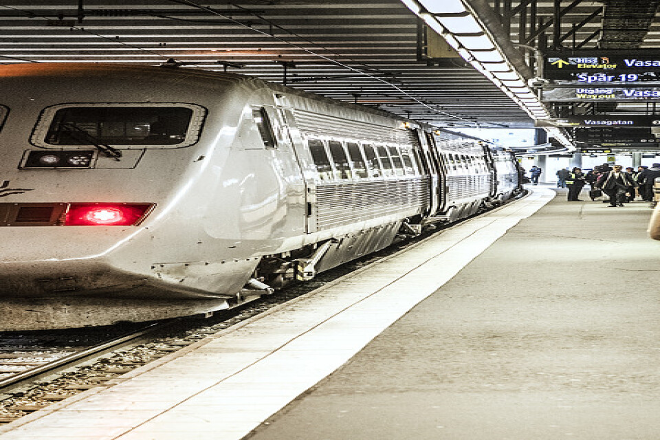 Tågbranschen kommer inte att nå målet om ökad punktlighet vid 2020, slår granskarna fast. Arkivbild.