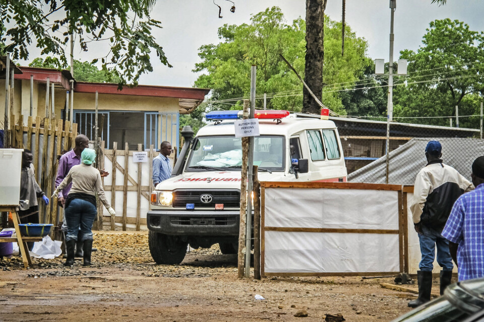 En ambulans i Kongo-Kinshasa. Arkivbild.