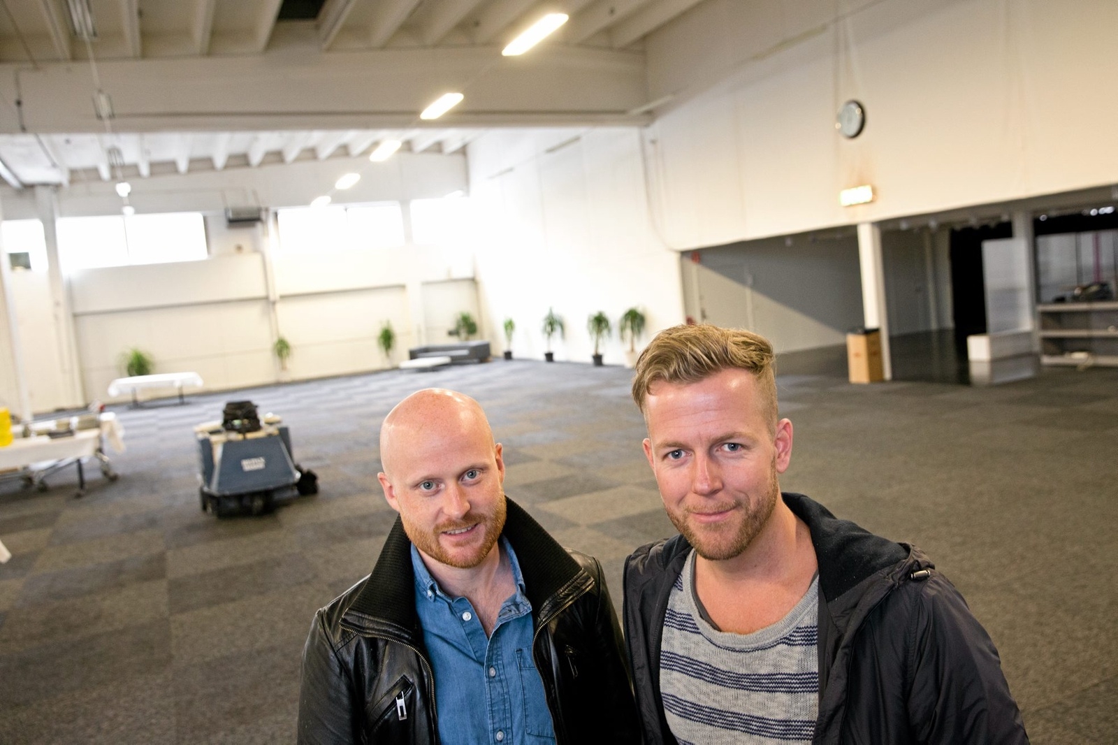 Niklas Johansson och Andreas Eldeen driver musikteaterutbildningen vid Östra Grevie Folkhögskola och har ett gemensamt produktionsbolag. Arkivbild