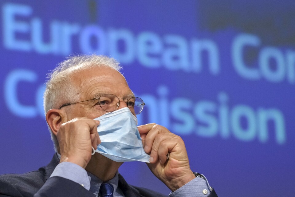 Sanktioner mot Kina är inte rätta vägen, tycker EU:s utrikeschef Josep Borrell. Arkivbild.