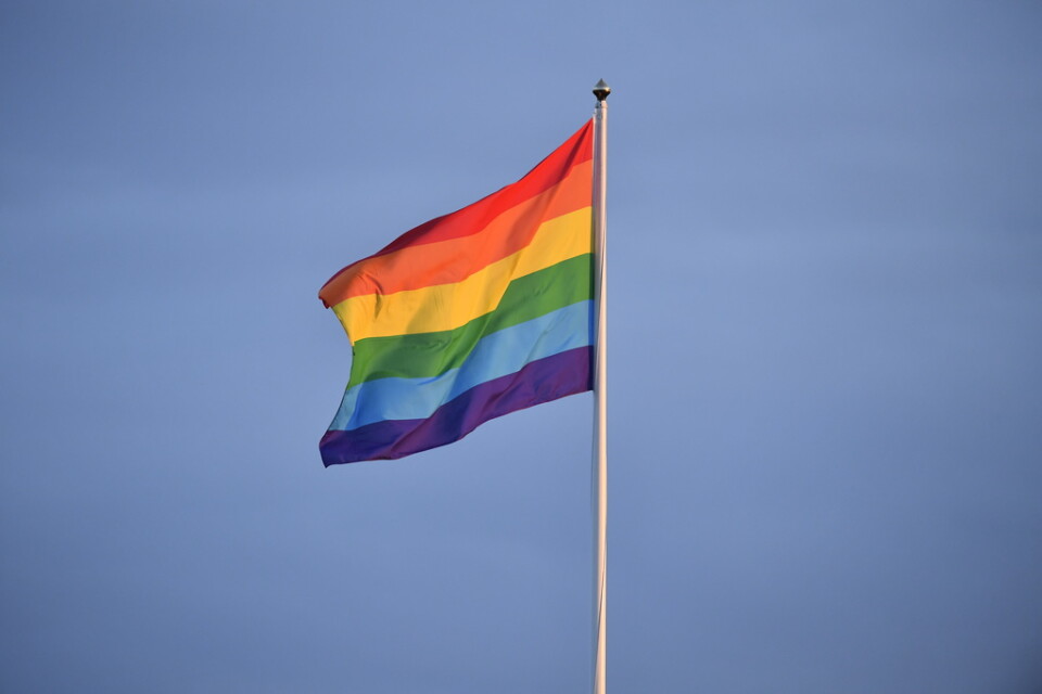 Efter beslutet att inte längre hissa regnbågsflaggan på stadshuset i Sölvesborg arrangeras nästa år för första gången en Prideparad i kommunen. Arkivbild.