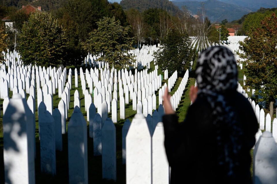 Begravningsplatsen i Potocari, i Srebrenica. Ett exempel på vad hatretorik kan vara med att åstadkomma.