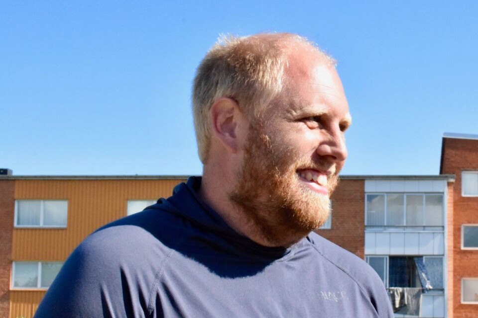 Daniel Nilsson, gym teacher at Fröknegårdskolan, will test how well all 450 pupils at the school can swim. ”This is a very important opportunity for us”.
