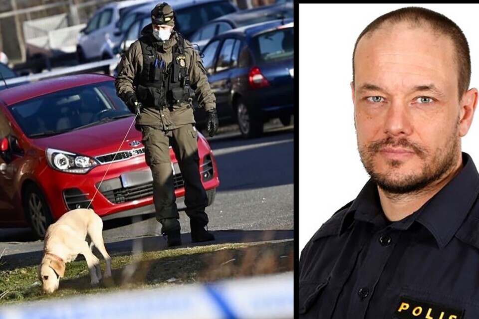 The police’s sniffer dog was looking for traces following last night's shooting on Götagatan. Rickard Lundqvist, the police's Press Spokesperson, says that they are looking at possible connections with previous incidents.