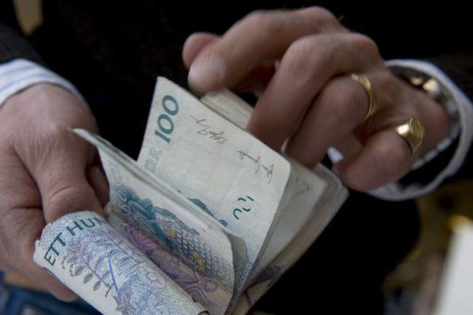 Oredovisade pengar är inget bra skäl för att införa omvänd bevisbörda för brottslingar. bild: Fredrik Sandberg