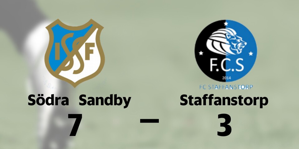 Missat kval för Södra Sandby trots seger mot Staffanstorp