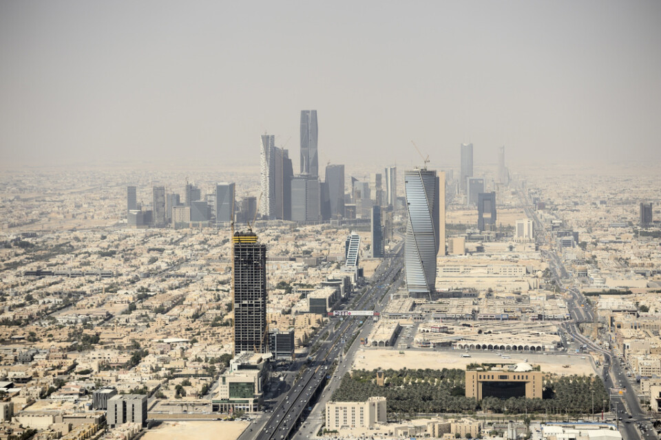Saudiarabiens huvudstad Riyad. Arkivbild.