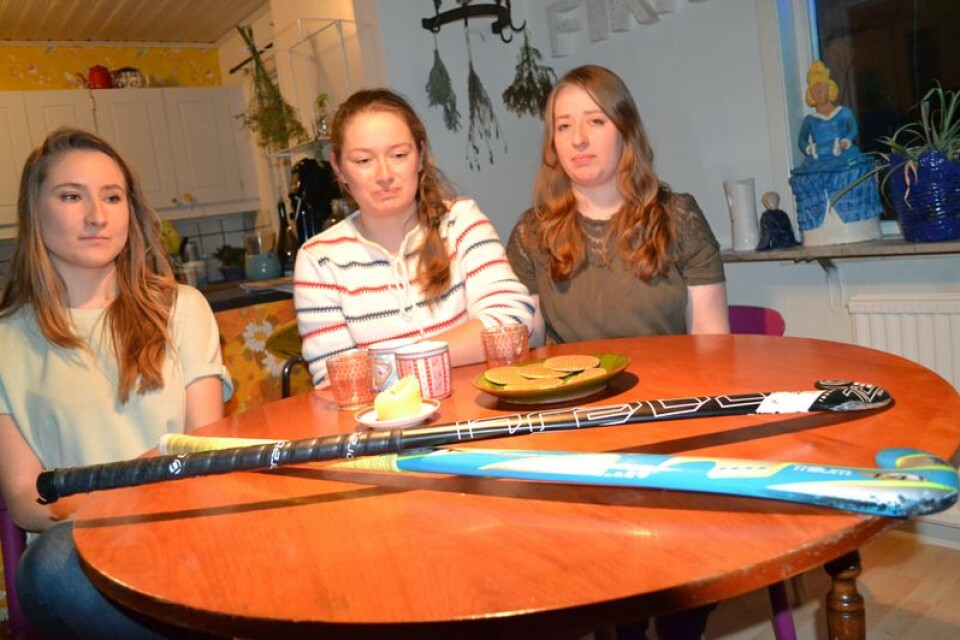 Konst, design och idrott – gemensamma nämnare för systrarna Lindner. Från vänster; Julianne, Annelotte och Emmelie.