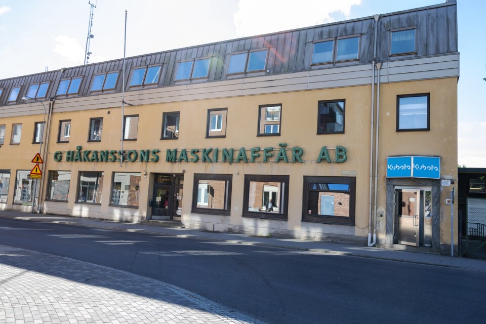 Håkanssons Maskinaffär på Sandgärdsgatan i Växjö.