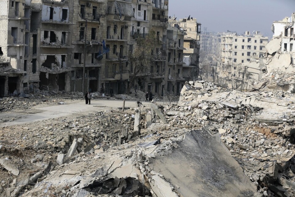 Kriget har slagit stora delar av Syrien i spillror. Arkivbild.