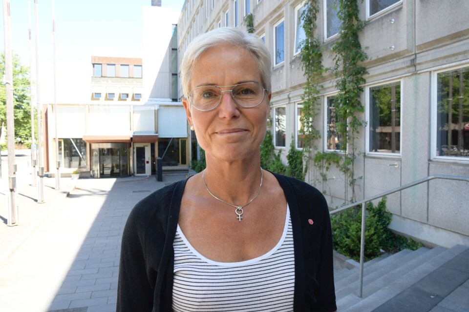 Malin Lauber (S), kommunstyrelsens 1:e vice ordförande och kommunalråd i Växjö kommun.