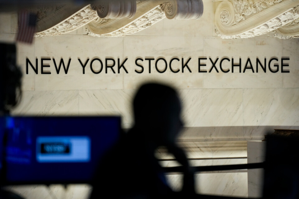 Skakigt i banksektorn på Wall Street. Arkivbild