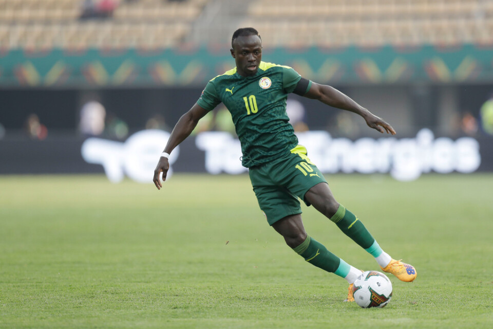 Senegals Sadio Mané under åttondelsfinalen mot Kap Verde.